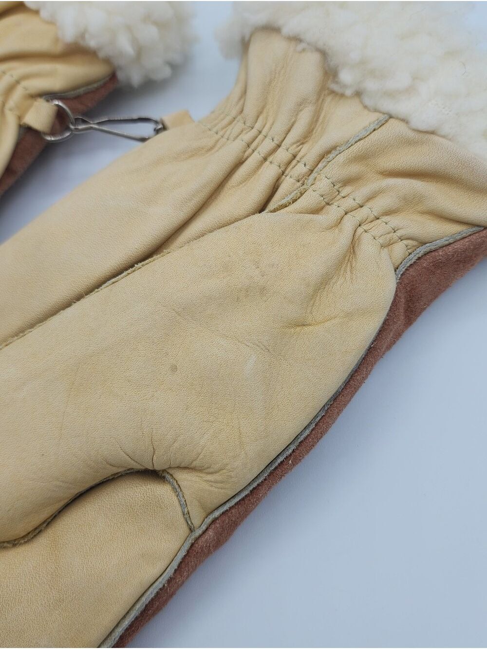 Vintage Leather Suede Mittens NWT #2958 - Picture 8 of 13